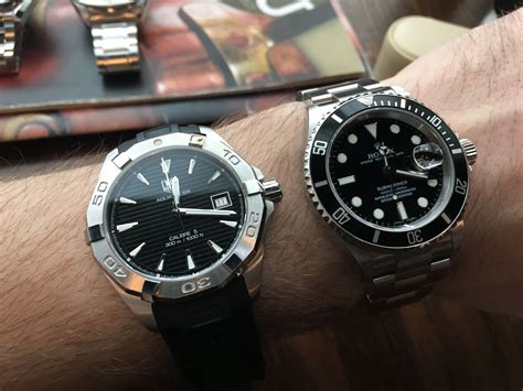 TAG Heuer Aquaracer VS Rolex Submariner 